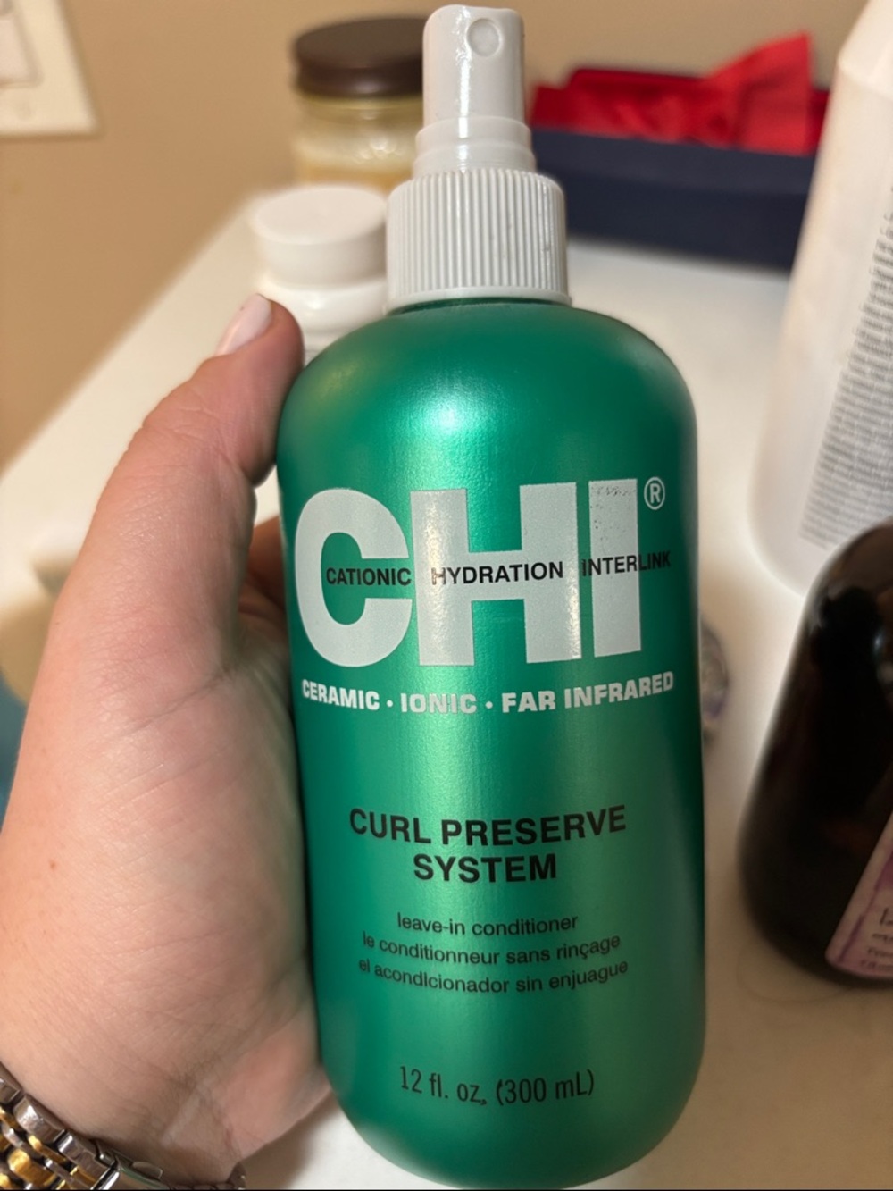 CHI Curl Preserve System Leave-In Conditioner - Green